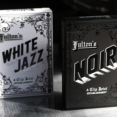 Fulton's  White Jazz Playing Cards by Dan & Dave